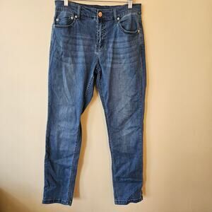 Mugsy Lake Shores Jeans, Size 31x32 Medium Blue Slim Stretch